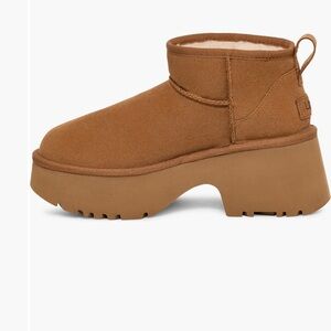 Women's Tan Platform Ankle Boots
